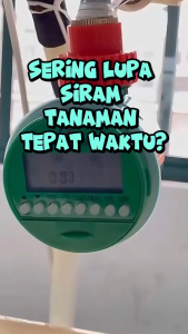 PUCUK Digital Automatic Irigasi Timer Air Taman Kebun Otomatis Garden Water Alat Penyiram Kran