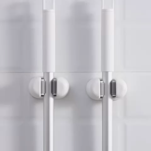 ✳️TSG65✳️ Wall Mounted Mop and Broom Holder Wall Mounted Mop Hook Nail Free Seamless Mop Hooks Traceless Mop Hook Punch-free Mop Hook Broom Mop Holder Broom Holder Wall-Mounted Cleaning Tool Holder Space-Saving Mop & Broom Organizer