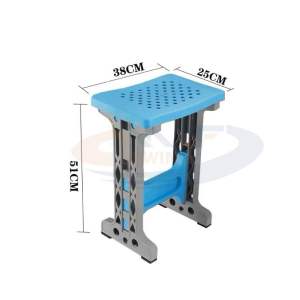 เก้าอี้นั่งจักรเย็บผ้า เก้าอี้นั่งพลาสติกโต๊ะจักรเย็บผ้า แข็งแรงประกอบง่าย รับน้ำหนักสูง