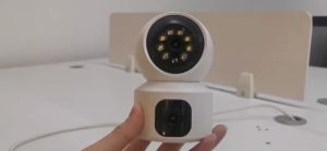 V380 PRO Dual Lens CCTV Camera 360 Wifi Security Camera Connect to Cellphone with voice Two Direction wide angle 1080P night visionbaby Motion Detection HD 1080P wireless indoor CCTV Camera two-way audio Surveillance