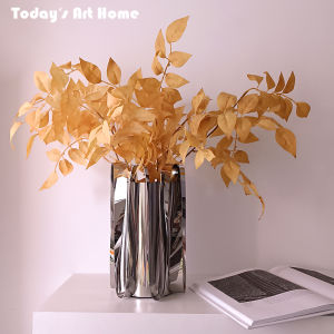 กระติกน้ำชาสแตนเลสหรูหรา กระติกน้ำชาโลหะสีเงิน กระติกน้ำชาสำหรับตกแต่งบ้าน กระติกน้ำชาขนาดใหญ่ กระติกน้ำชาสำหรับโต๊ะทำงาน กระติกน้ำชาสำหรับห้องนั่งเล่น