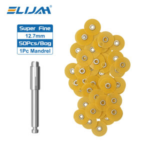 ELIJAH 50Pcs/Box Dental Finishing and Polishing Discs Holding Rod Soflex Flexi Disc RA Shank Teeth Whiteing Material Dental Tool
