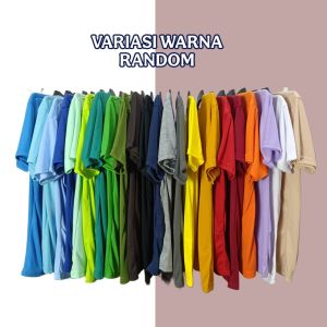 TEBAL PAKET 100RIBU 5 KAOS MOTIF LENGAN PANJANG COTTON POLY24S SIZE M L XL XXL