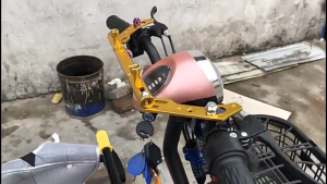 ขาจับอเนกประสงค์ CNC บาร์เสริม ติดกระจกมอไซค์ วัสดุโลหะผสมที่แข็งแรง การปรับมุมที่ยืดหยุ่น มีหลายสีให้เลือก