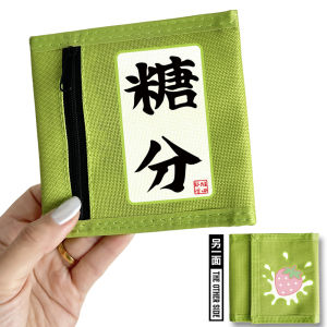 Ví Vải Canvas Dễ Thương Elizabeth Wallet Silver Soul Sakata Silver Time Ví Đựng Thẻ Hoạt Hình Quà Tặng Hoạt Hình