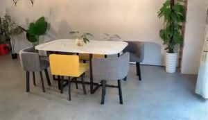 SOKANO Home Prime HP013 Premium 6 Seater Modern Dining Set with Table Nordic Design Scandinavian Style Dining Table with 6 Chairs Meja Makan 6 Kerusi Perabot Moden