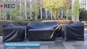 Outdoor Cover for Garden Patio Furniture Rain and Snow Protector Chair Cover Sofa Table Lounge Chaise Dust Cover Waterproof