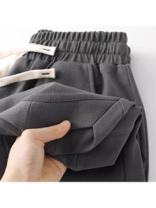 Quần Short Nam Ống Rộng Mùa Hè Dáng Rộng Đơn Giản Đa Năng Quần Thể Thao Năm Điểm Cỡ Lớn 300 Pound Phong Cách Hồng Kông