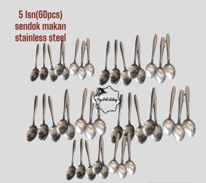 5 lusin (60 pcs) sendok makan stainless steel 303
