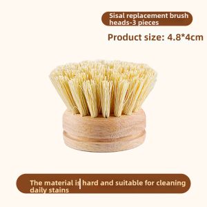 YERBABY | Natural Horsehair Long Handle Non-Damaging Oil-Attracting Pot Brush