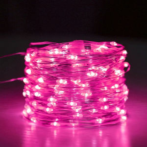 Đèn LED Dây Bạc Trang Trí Kèm Hộp Pin Dùng Cho Đám Cưới Lễ Hội Giáng Sinh Trang Trí Ngoài Trời Sân Vườn Phòng.