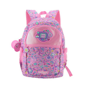 Australian original smiggle school bag girls childrens backpack Pink Sweetheart cartoon 8-12 years old 16 inch