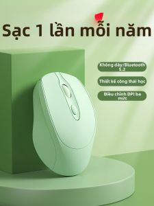 Chuột Không Dây Bluetooth Im Lặng Sạc Lại Được cho Phụ Nữ Văn Phòng Kinh Doanh Đa Chế Độ