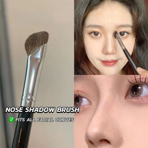 Amoki【Ready in Stock】 Nose Shadow Brush Angled Contour Makeup Brushes Eyeshadow Cosmetic Sickle BrushMake Up Tool