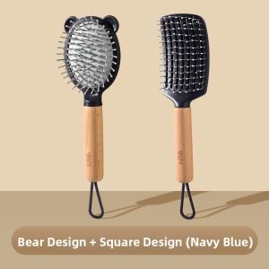 RIMEI | Volume Enhancing Curl Styling Scalp Massaging Anti-static Cushion Brush