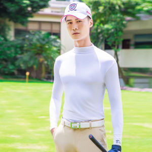 TTYGJ เสื้อคลุมกอล์ฟชายแขนยาวป้องกันแสงแดด ผ้าไหมน้ำแข็ง เสื้อคลุมกอล์ฟฤดูใบไม้ผลิและฤดูร้อน เสื้อคลุมกอล์ฟชาย ชุดกอล์ฟ