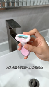 Ladies Shaving Razor 5 Layers Blade Pencukur Ketiak Moisture Soap Strip Pain Free Hair Removal For Sensitive Skin