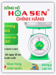 CÂN ĐỒNG HỒ HOA SEN - LOẠI 5KG (hàng chính hãng - bảo hành 1 năm)