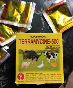TERRAMYCINE 500 Minh Huy_chỉ dùng trong thú y
