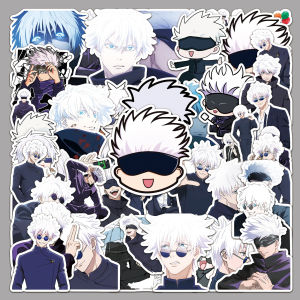 Bandai | Bộ 50 Jujutsu Kaisen Gojo Satoru Anime Dán Gói Chống Nước Hoạt Hình Đề Can Cho DIY Ván Trượt Điện Thoại Hành Lý Đồ Chơi Trẻ Em