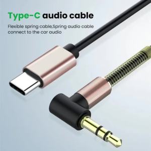Cáp Chuyển Đổi USB C Sang Giắc 3.5mm AUX Cáp Âm Thanh Type C Cho Tai Nghe Loa Dây Cáp Aux 3.5mm Sang 3.5mm Bộ Chuyển Đổi Type-C Cáp Xe Hơi