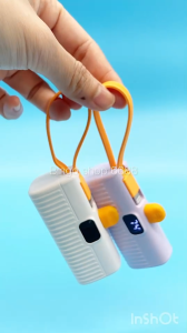 🔥LUOBRของแท้(มี มอก.2879-2560)แบตสำรอง พาวเวอร์แบงค์ mini powerbank 5V หัวชาร์จType Cชาร์จเร็วพกพาสดวก ดีไซน์สวย