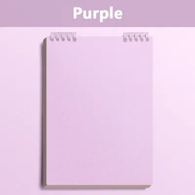 60Sheets/Book A5 Loose-leaf Notebook Flip Up Color Diary Book Horizontal Line Inner Pages Detachable Notepad School Office