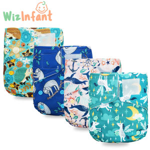 WizInfant Hook&Loop OS Pocket Cloth DiaperWaterproof Breathable S M& L Adjustablefit 5-15kg Baby