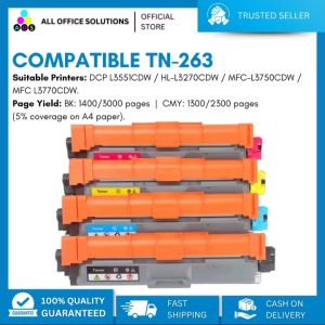 Compatible TN263 Toner Cartridge for use in Brother Printer