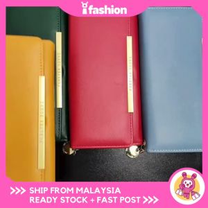 iFASHION 1487 Women Long Purse PU Leather Ladies Wallet Wanita Beg Duit Panjang Dompet Lipat Kulit