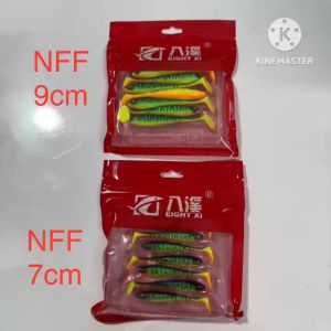 [ Mồi Mềm Chính Hãng ] Mồi Mềm NFF Vỏ Đỏ Chính Hãng (7cm và 9cm) và Lưỡi AR15 Chì Đồng (4cm và 5cm) - MMG008