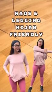 Kaos Sport Baju Lengan Panjang Olahraga Wanita Gym Yoga K4