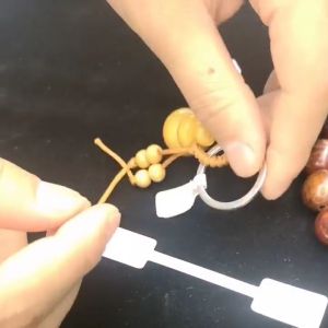 Label Cincin Gantung Kecil 1.2cm*6cm Label Perhiasan Emas Price Tag Label 100PCS