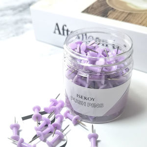 Colorful Large Head T-nails 100pcs Assorted Macaron Colors Corks Photo Nails Wall Nails Softwood Nails Mixed Batch Business Supplies