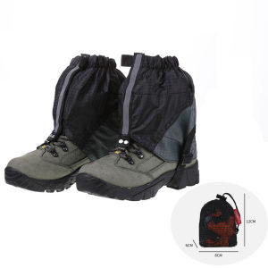 Outdoor Legging Gaiters Covers With Reflective Strips Waterproof Legging Tourist Snow Foot Cover For Hiking Mountaineering