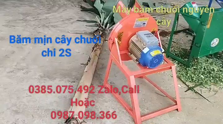 Báo Giá Máy Băm Chuối Mini.Máy Băm Rau Chuẩn Bị Thức Ăn Cho Gia Súc Gia Cầm
