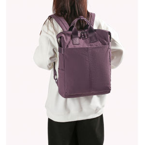 Túi Đeo Vai Đôi Thời Trang Bằng Nylon Chống Nước Chống Mài Mòn Dung Tích Lớn Đơn Giản Cho Du Lịch Và Đi Làm