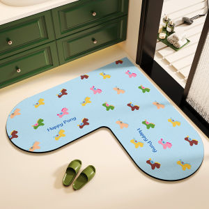 YINSHANG | Heart-shaped Anti-slip Water-absorbing Quick-drying Bathroom Mat