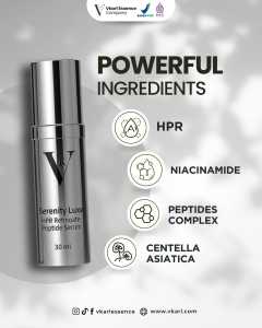 Serenity Luxe HPR Retinoate Peptide Serum ( serum malam )