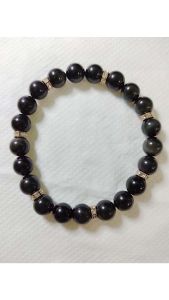 彩曜石水晶手串 rainbow obsidian crystal bracelet 8.5mm