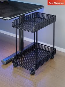 MUGG | Under Table Movable Computer Tower Stand Shelf