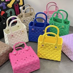 กระเป๋าสะพายไหล่ทรงสี่เหลี่ยม EVA วัสดุอื่นๆ ทนน้ำ แฟชั่นสร้างสรรค์ กระเป๋าสะพายข้างแบบ DIY กระเป๋าใส่ของขนาดเล็กสำหรับฤดูใบไม้ผลิปี 2025