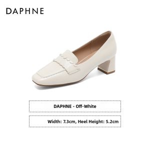 Daphne | Square Toe Loafer Shoes