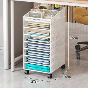 WUBUWEI | Moveable Office Document Storage Rack Layered
