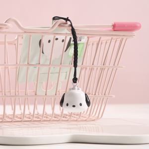 Sanrio Officially Authorized Cute Cartoon Funny Pendant Water Sound Bell Decoration Accessories Young Adult Heart Bag Pendant Alloy