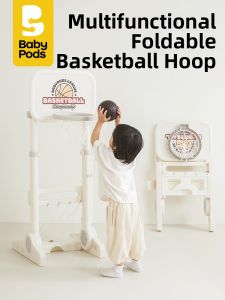 baby pods | Indoor Height Adjustable Foldable Basketball Hoop