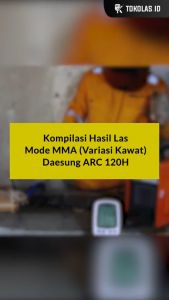 Mesin Travo Trafo Las MMA Stick Inverter Welding Daesung ARC 120 H Ampre 900 Watt Korea Bisa Kawat 40 mm