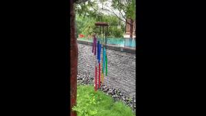 New 12 Tubes Wind Chimes Aluminum Waterproof Wind Chimes Bells Decor For Home Outdoor Yard Decoration Large Wind Chimes Bells
