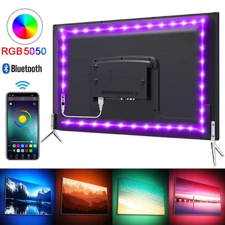 Smart Wifi LED Light Strip RGB 5050 Led Tape for Home Party Decor, TV backlight, Compatiable with Alexa Google Home