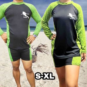 Rashguard Diver Terno Short Nylon Spandex Fit S-XL High Quality Product